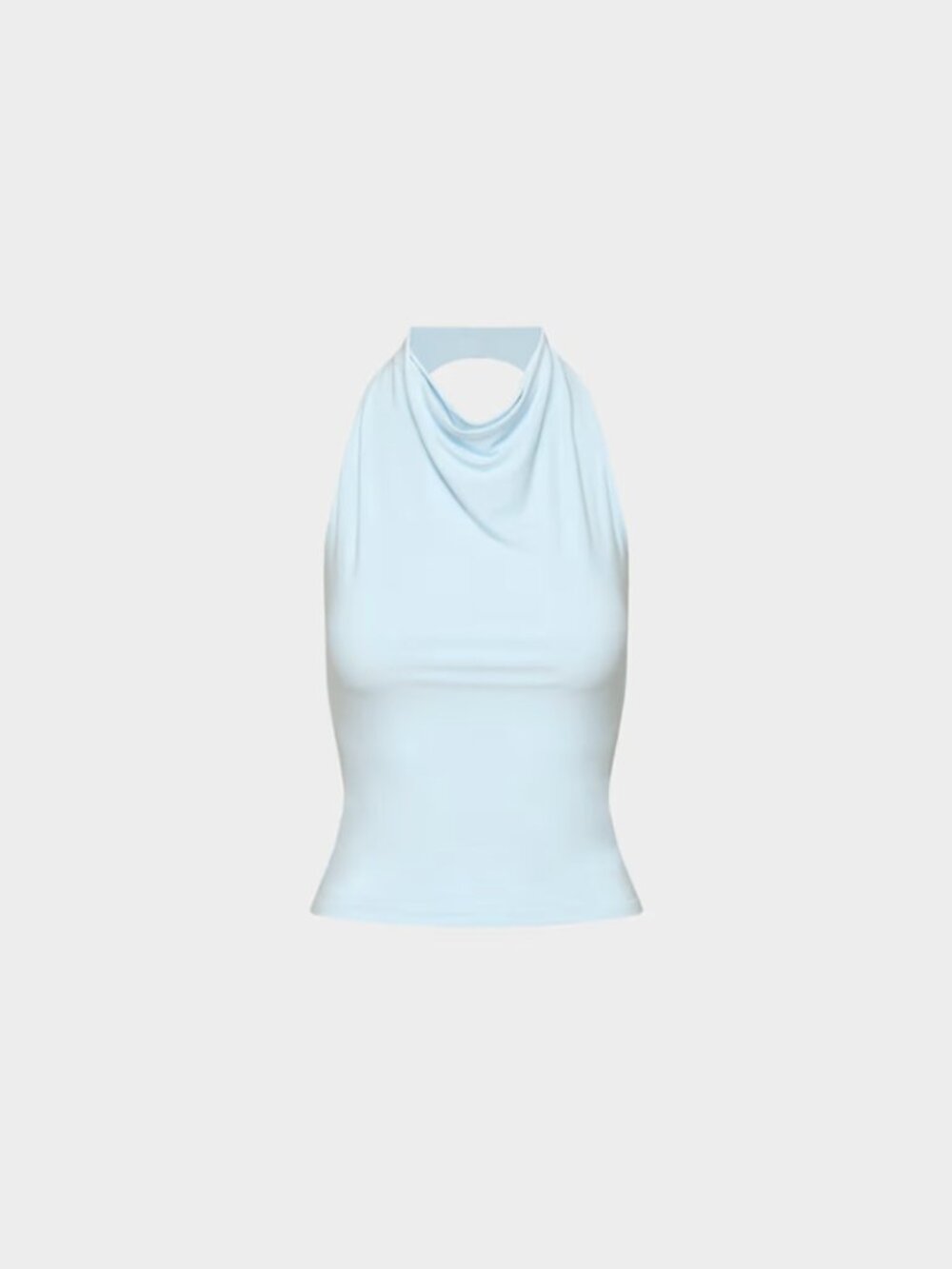 NWT Aritzia Smooth Matter TOWER Halter Top Villa Blue S - Picture 7 of 8